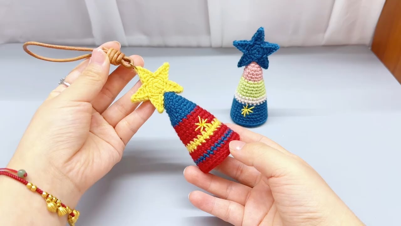 Crochet Vintage Christmas Tree Ornament  DIY Tutorial
