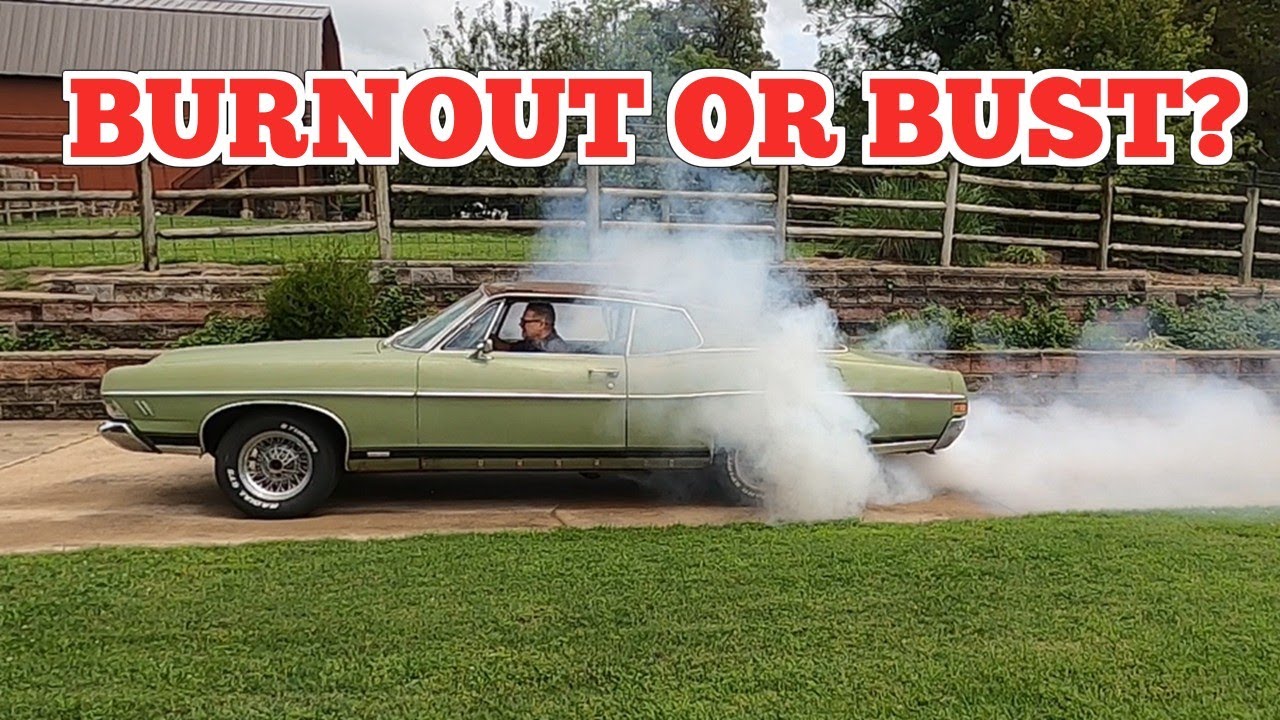 Burnout or Bust? We Rescued a 1968 Ford XL & Tried to Do a Burnout!