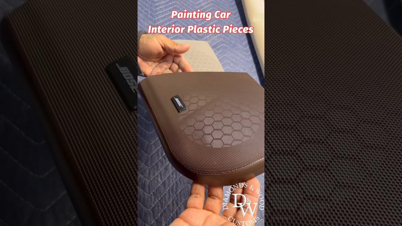 How To: Paint Car Interior Plastic Trims