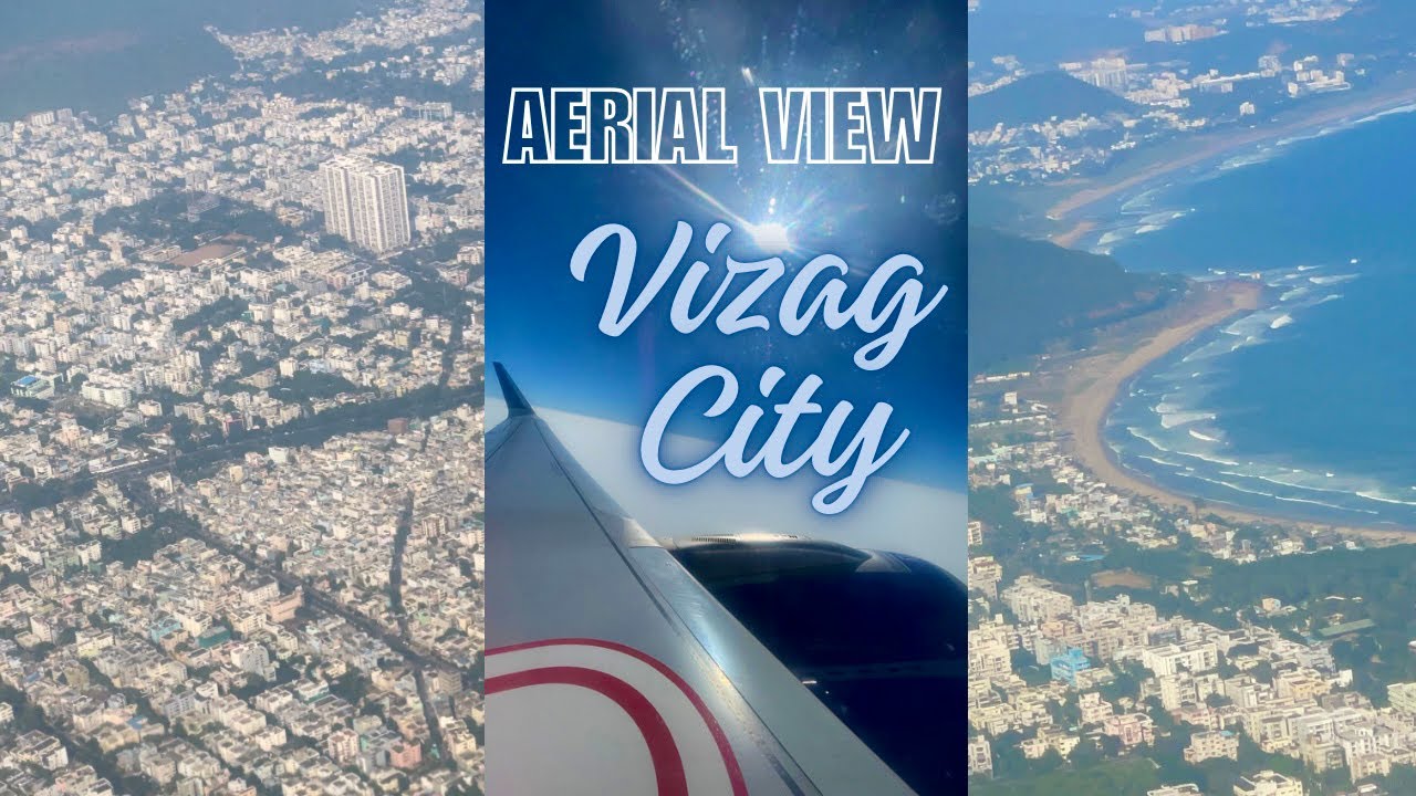 Aerial View Of Visakhapatnam City | Vizag City Of Destiny #youtube #vizag