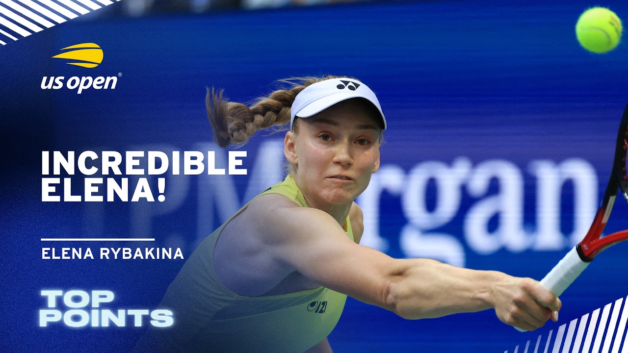 Elena Rybakina's Top Points | 2026 US Open