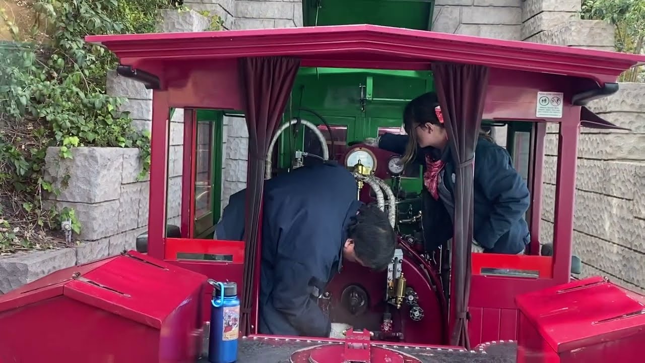 Disneyland Railroad Emergency Stop 1080p POV 2024