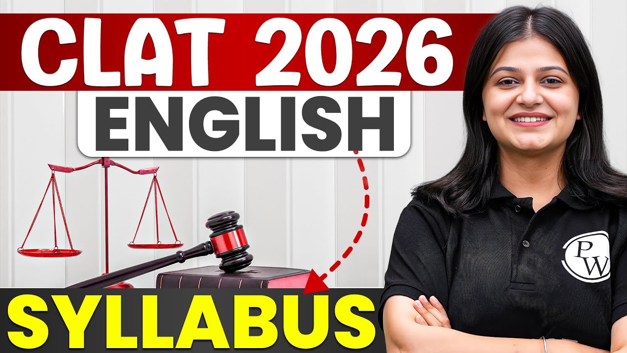 📚 CLAT 2026 English Syllabus Breakdown | क्या-क्या आएगा? Full Topic List Inside