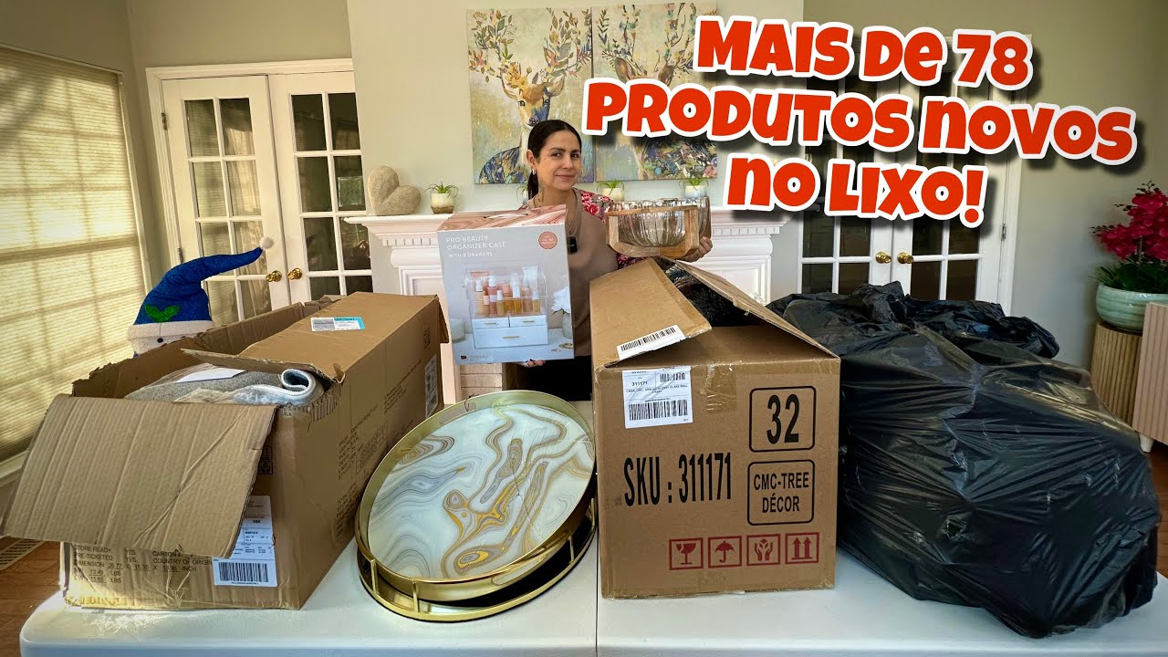 Mais de 78 produtos novos jogados no lixo dos Estados Unidos!🇺🇸