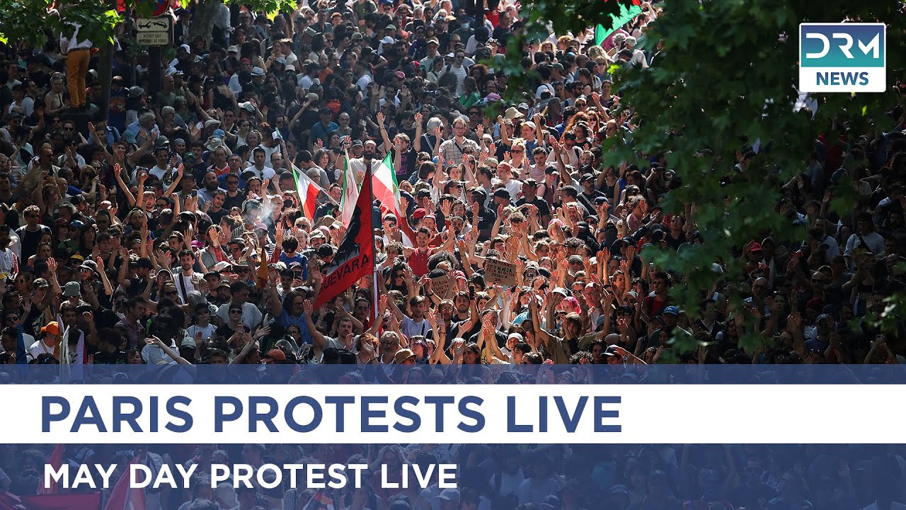 LIVE: Paris May Day 2025 Protest - French Unions Rally Against Far Right for Peace & Justice | AQ1G
