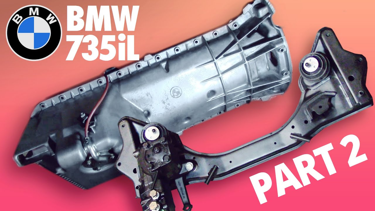 BMW E32 735iL Front Subframe & Oil Pan Gasket Replacement Part 2