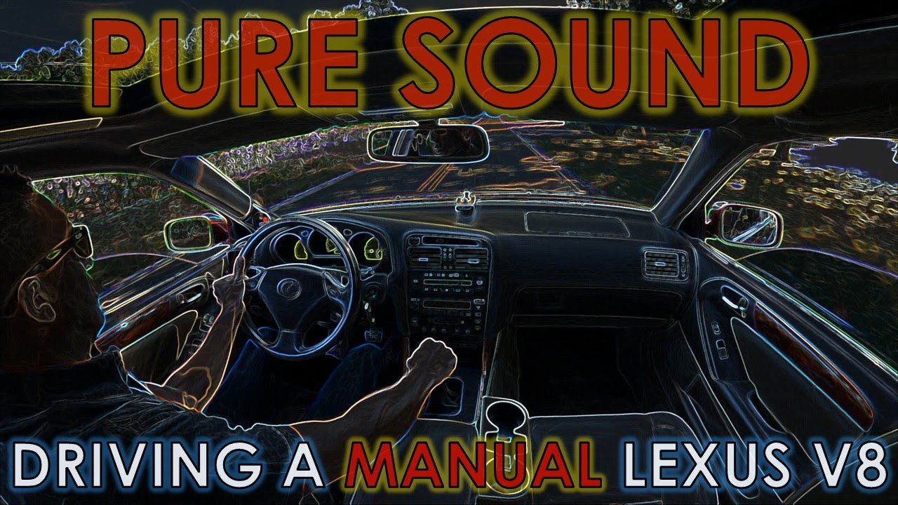 Daily Driving a Manual-Swapped LEXUS V8 (exhaust sounds, rev limiter, POV, a farm road ripper!)