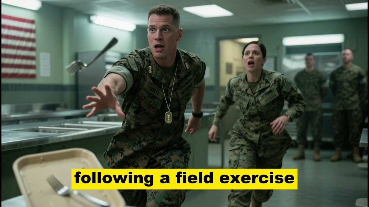 He Pushed Her Away in the Mess Hall — Moments Later, the US Marine Realized His Deadly Error