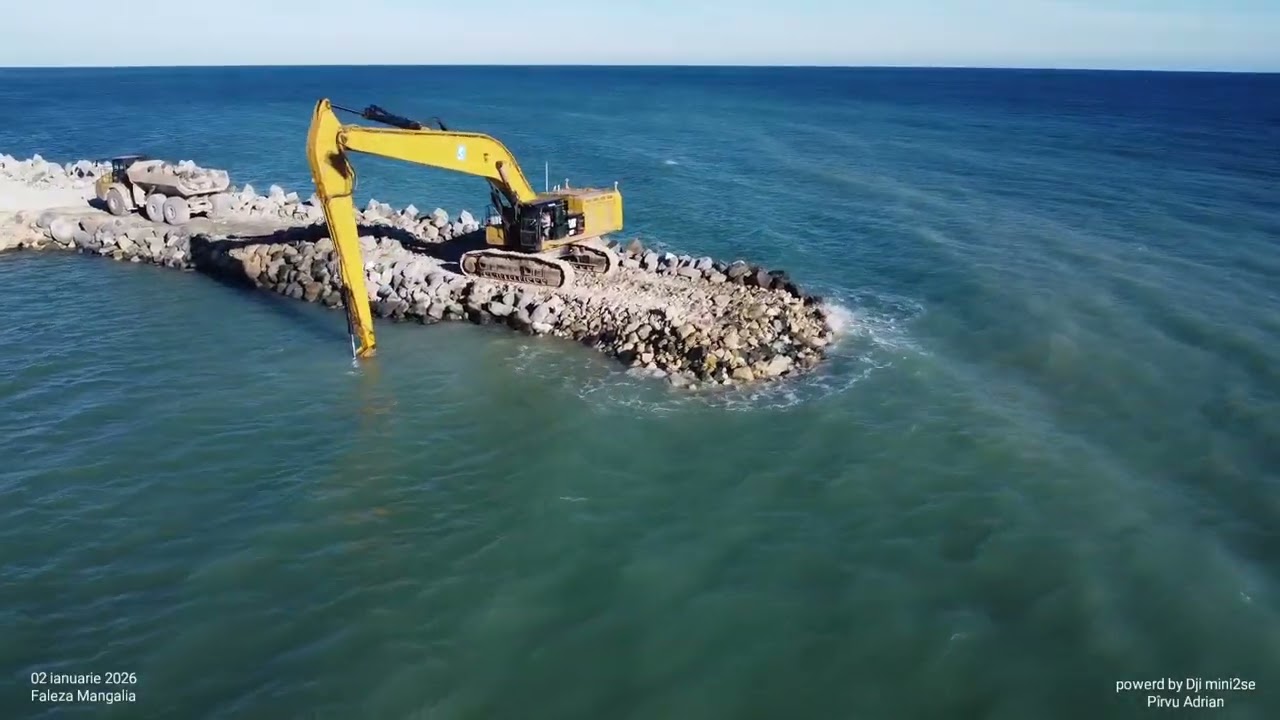 02.01.2026 Faleza Mangalia/ #viralvideo #drone #dji #viral #minivlogs 