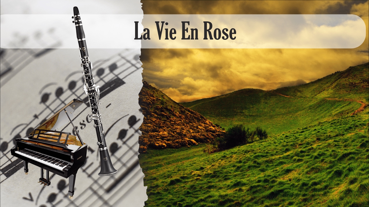 Partitura La Vie En Rose  Duo Piano y Clarinete Soprano