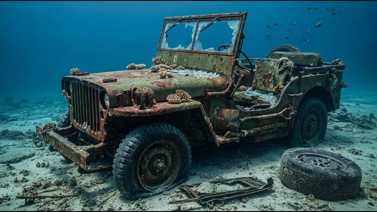 Restoring a 1948 Jeep CJ 2A Recovered from the Bottom of the Ocean After 60 Years