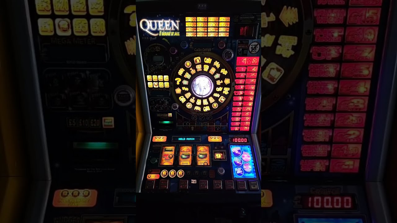RERUN OF LIVE STREAM. GATW MEGA STREAK JACKPOT. QUEEN I WANT IT ALL FRUIT MACHINE GAMEPLAY. 