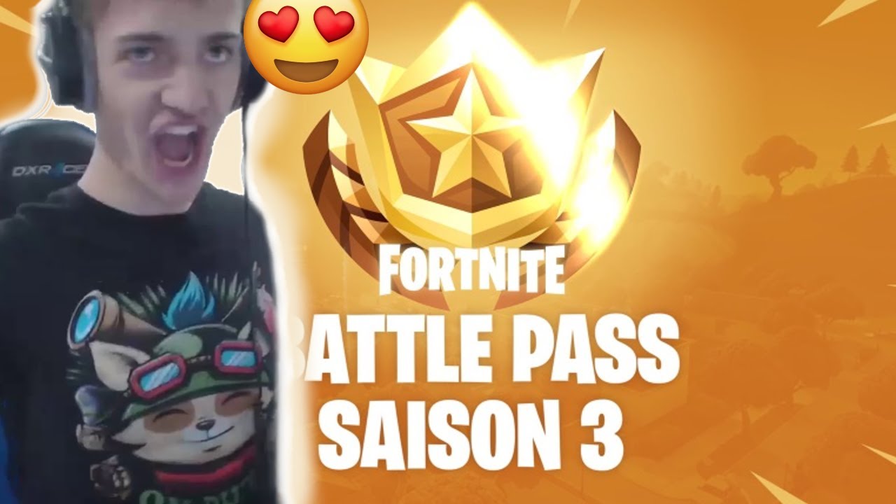 Fortnite NINJA Reacts To Battle Pass Season 3