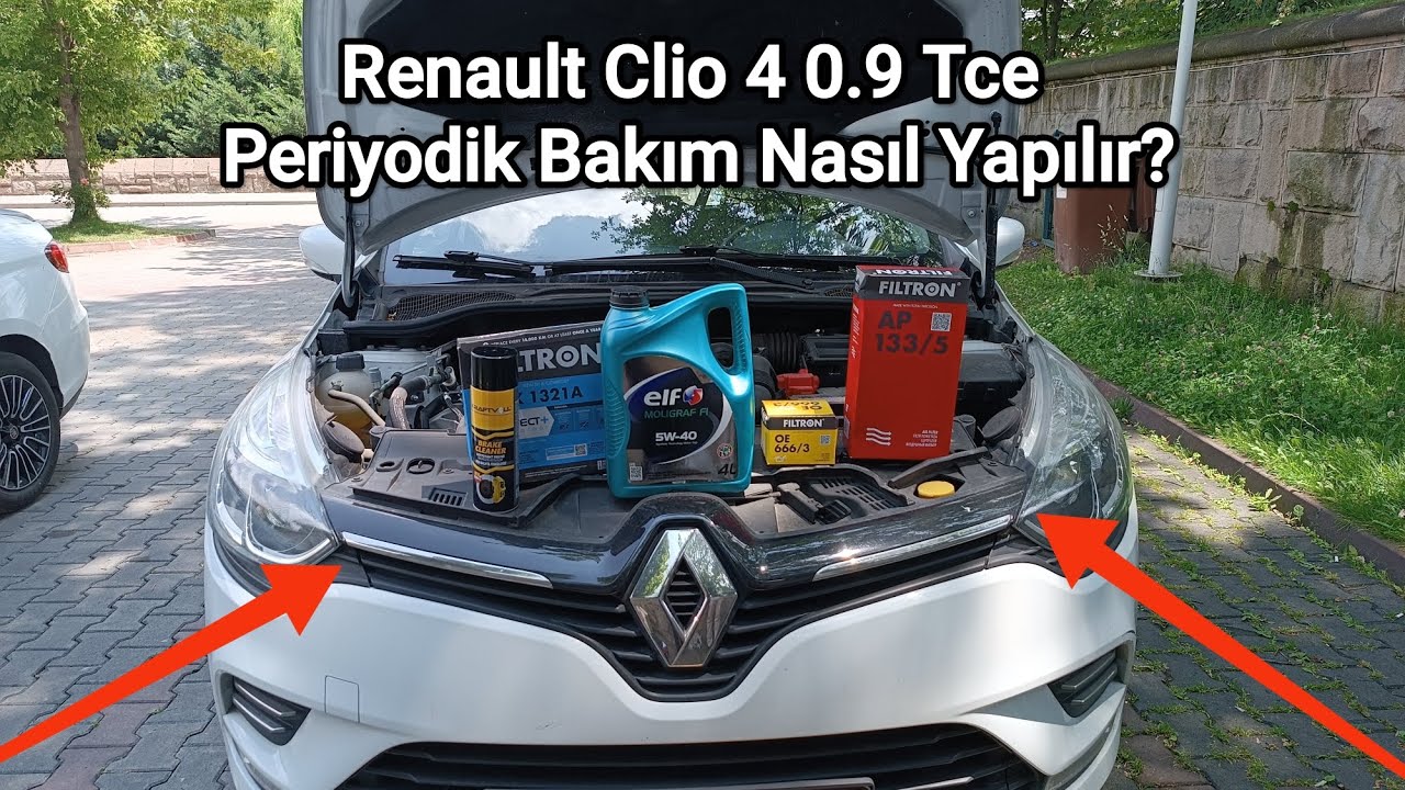 Renault Clio 4 0.9 Tce Periyodik Yağ Bakımı Nasıl Yapılır ?