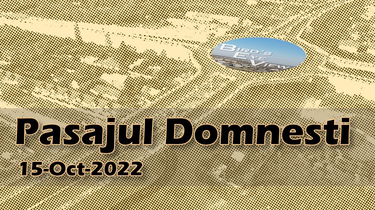Pasajul Domnesti - Incep sa apara marcajele