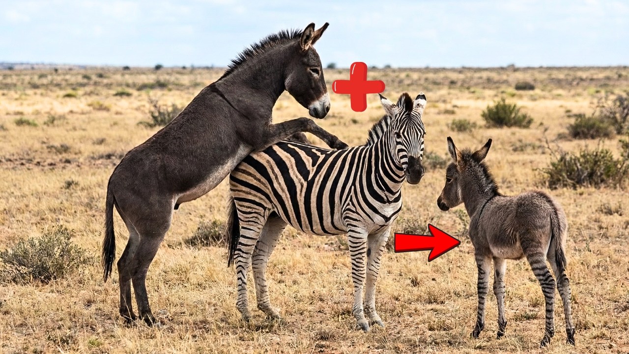 What Happens When a Donkey Mates With a Zebra?