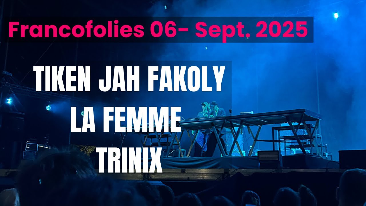 Francofolies de La Réunion 2025 en 4K – Tiken Jah Fakoly, La Femme & Trinix live in Saint-Pierre
