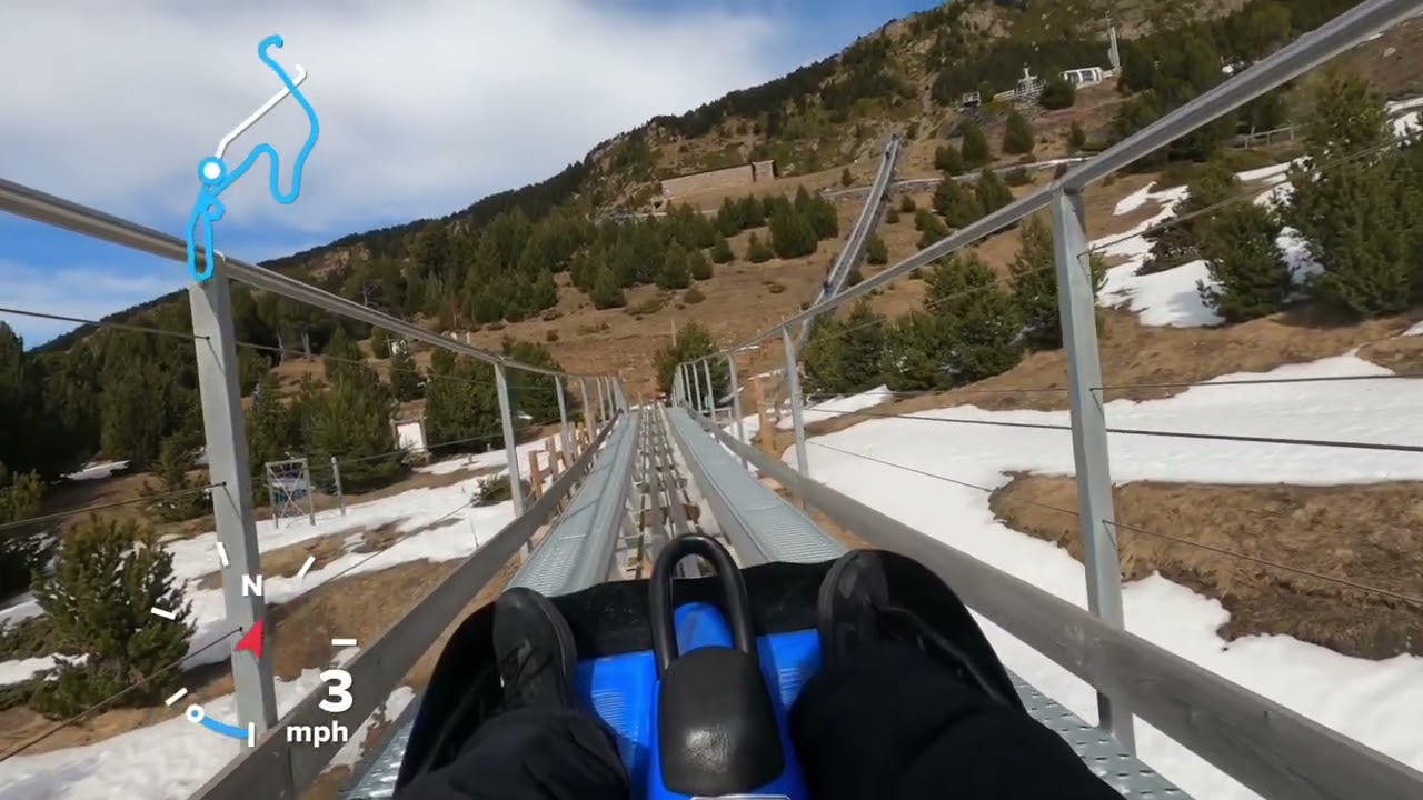 D Riding Magic Gliss Alpine coaster in Canillo Grandvalira
