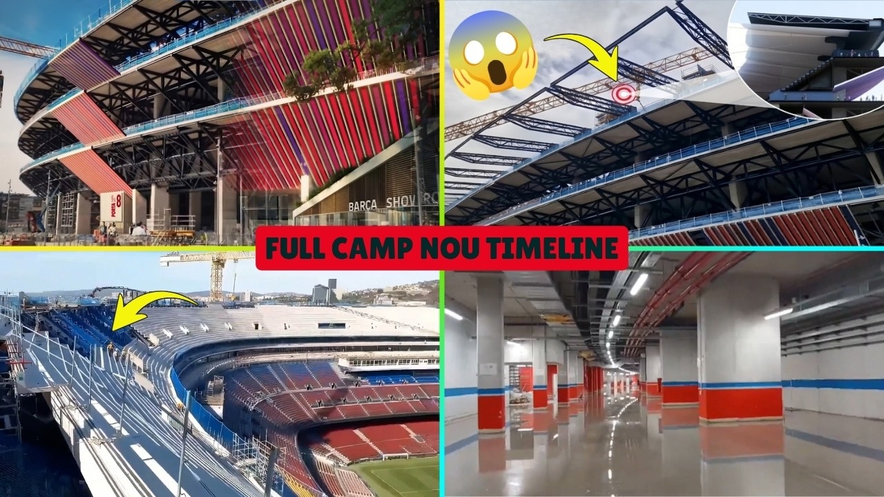 Camp Nou Full Timeline & 2027 Completion &ndash; Official Construction Progress Revealed