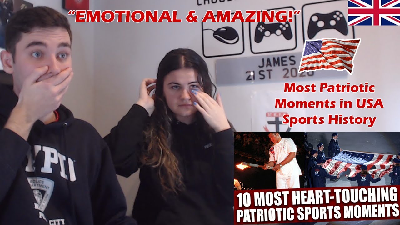 British Couple Reacts to the United States Most Patriotic Moments in Sports History
