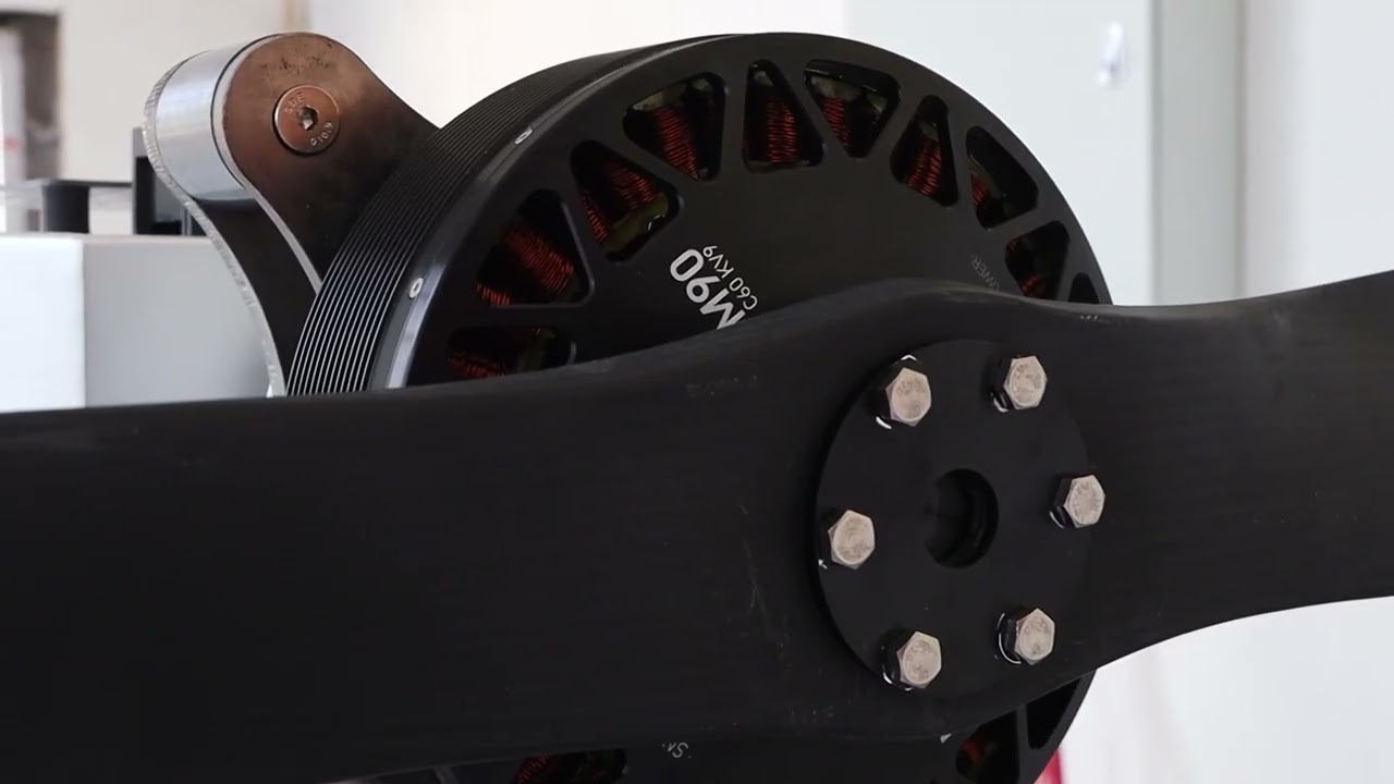 200kgf  brushless motor with 72inch propeller benchmark test for drone designers