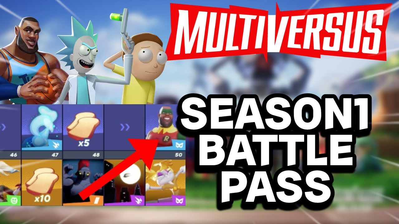 50 TIERS in the new SEASON 1 BATTLE PASS !! | MultiVersus Battle Pass showcase