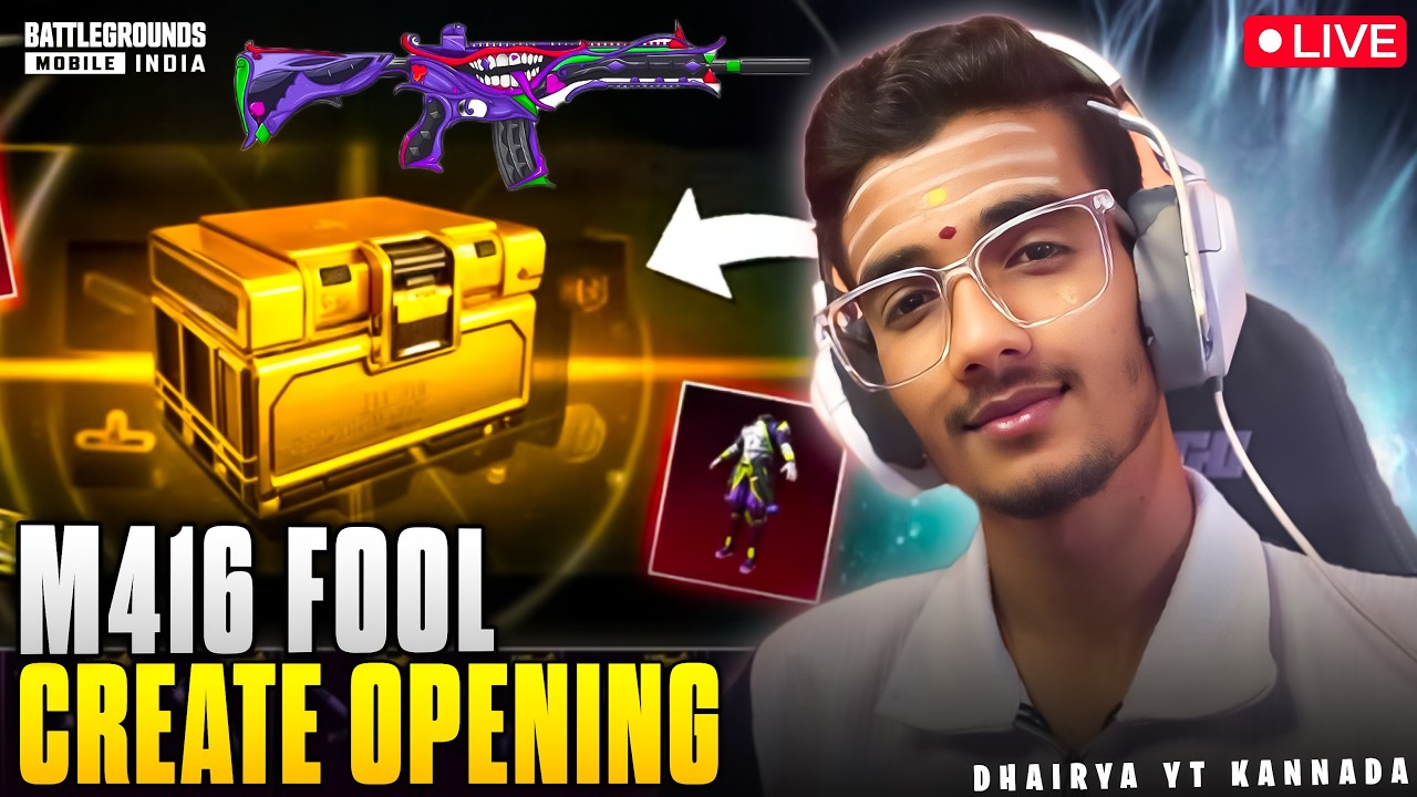 Finally M416 Bantooooo ✌️🥱 |BGMI LIVE | DHAIRYA YT #bgmi   #kannada #livestreaming #live #shorts