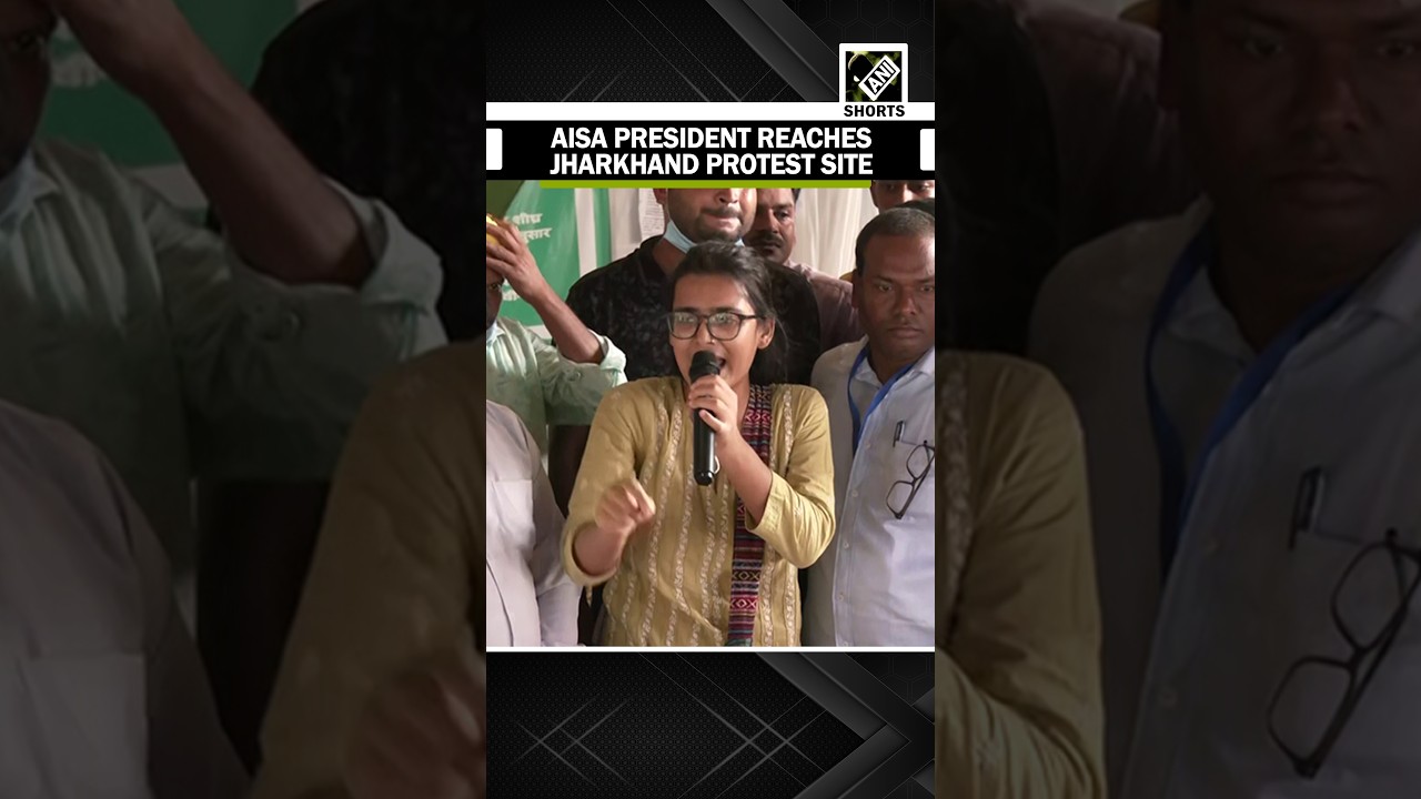AISA President Neha Bora visits Ranchi protest site amid threats and student demonstrations