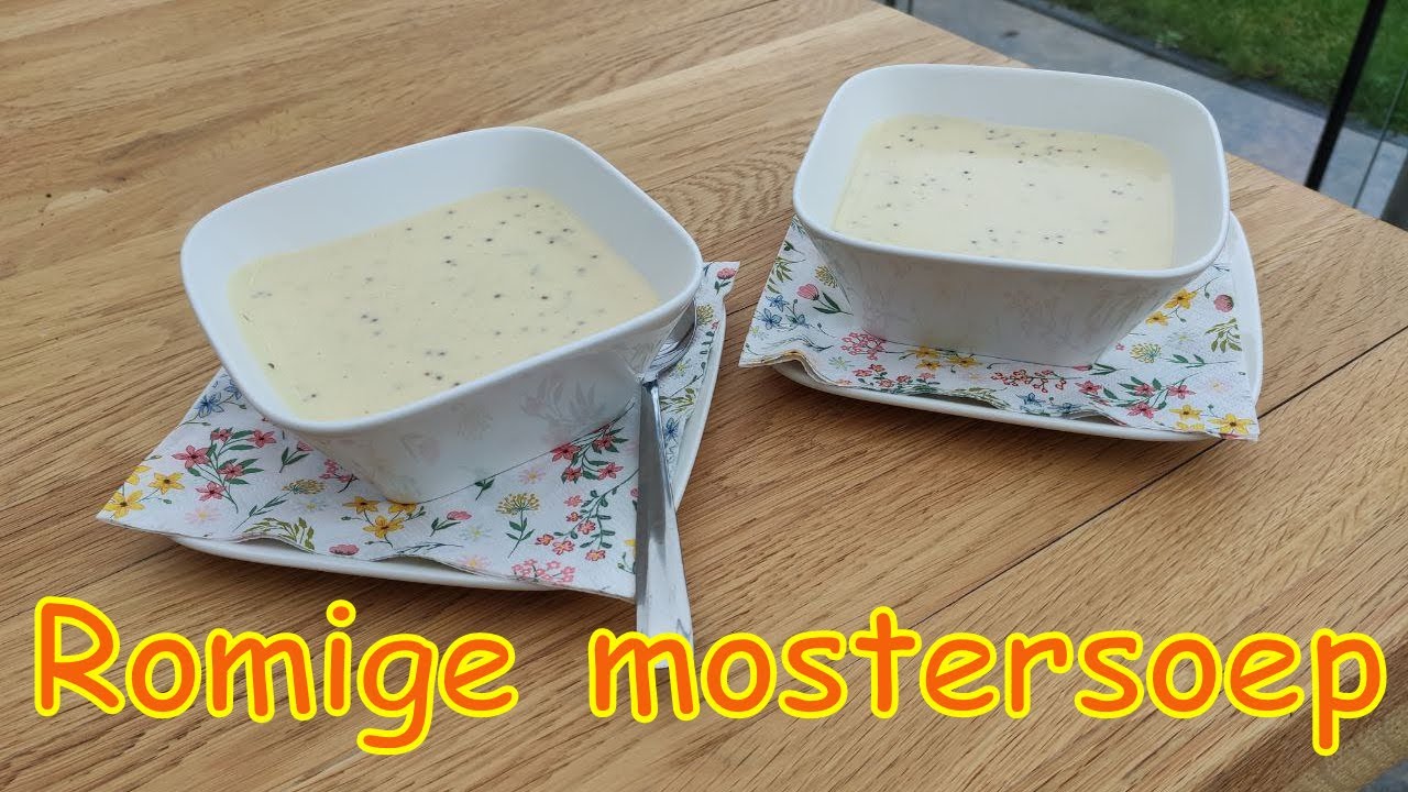 Romige mosterdsoep