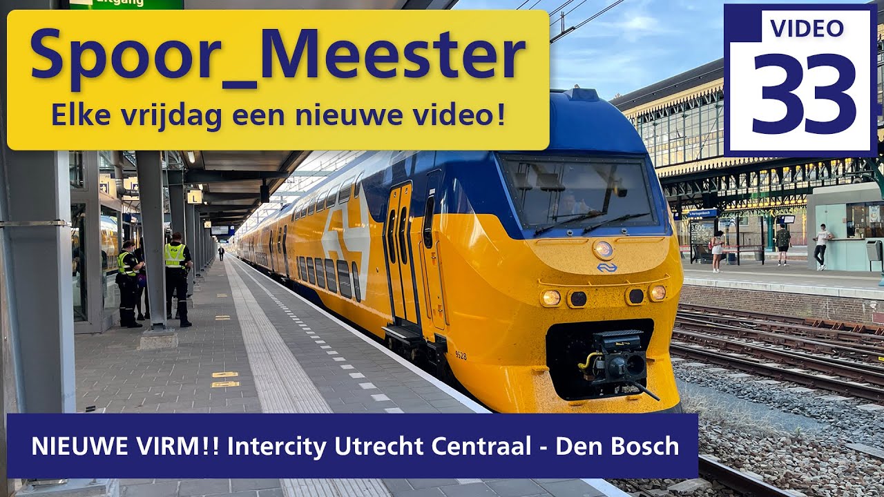 (4K) Cabview NS NIEUWE VIRM 9528 !! | Rij mee met de INTERCITY Utrecht Centraal naar Den Bosch (33)