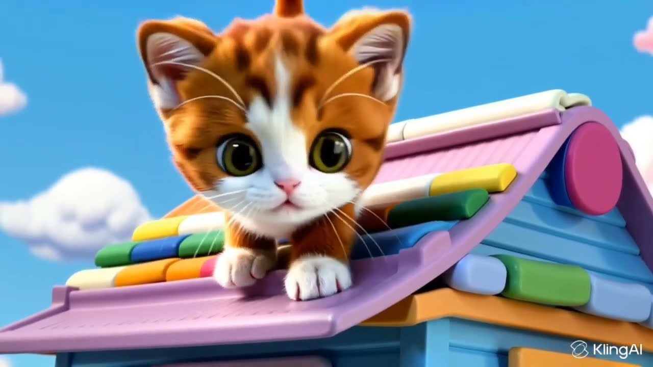 🐱✨ Corre, Corre Gatinho! Música Infantil Divertida e Colorida 🎶