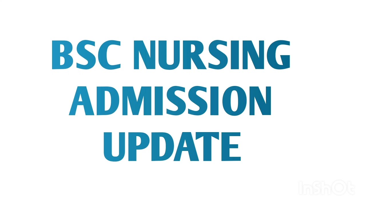 BSC NURSING ADMISSION UPDATE #neetupdate #neetexams