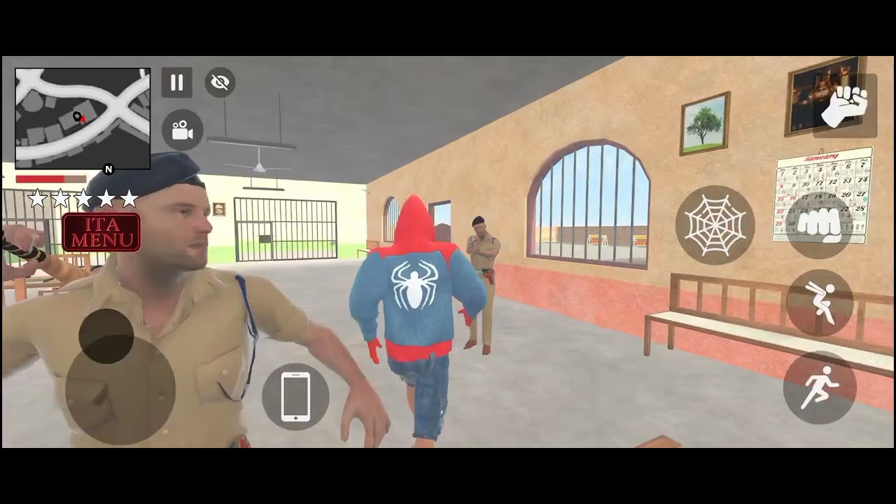 Finally Indian Theft Auto Simulator New Update New Spider Man Super Powers In ITA Menu