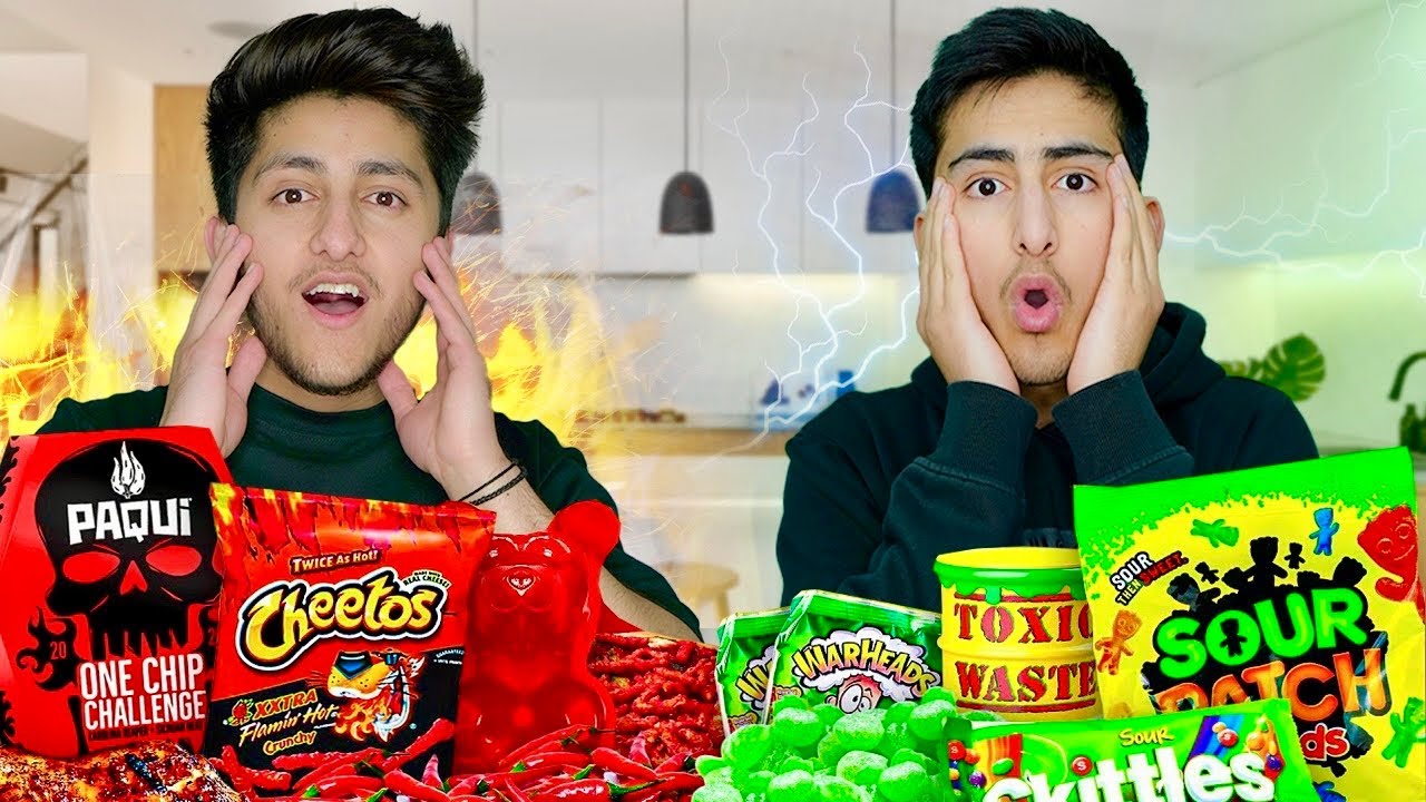Spiciest VS Sourest Food Challenge - As Gaming
