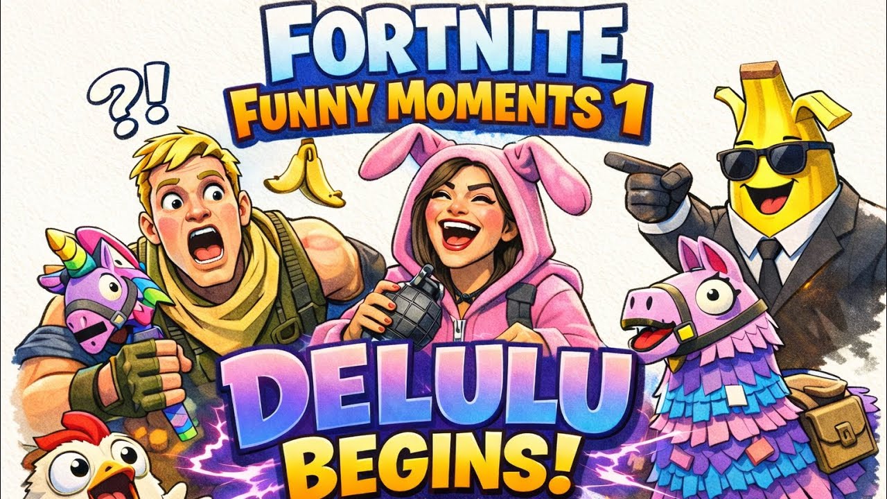 Fortnite Funny Moments 1 | Delulu Begins