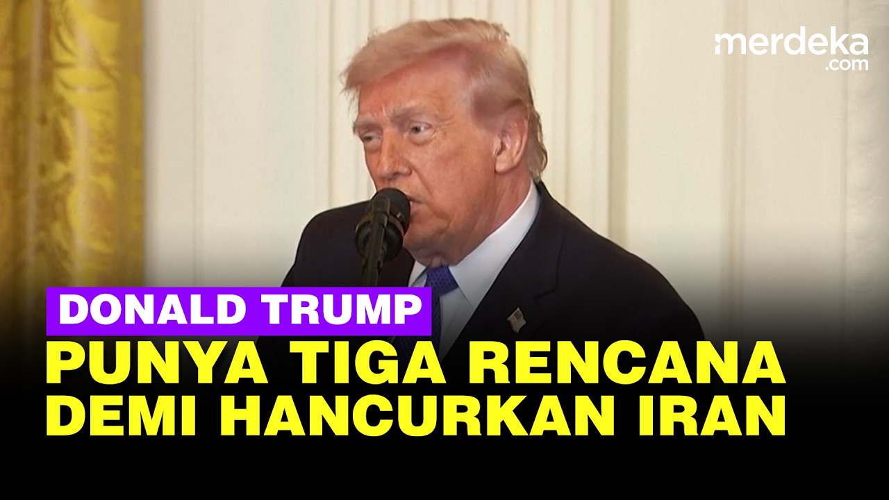 Donald Trump Punya Tiga Rencana Besar Demi Hancurkan Iran, Musnahkan Rudal & Teror