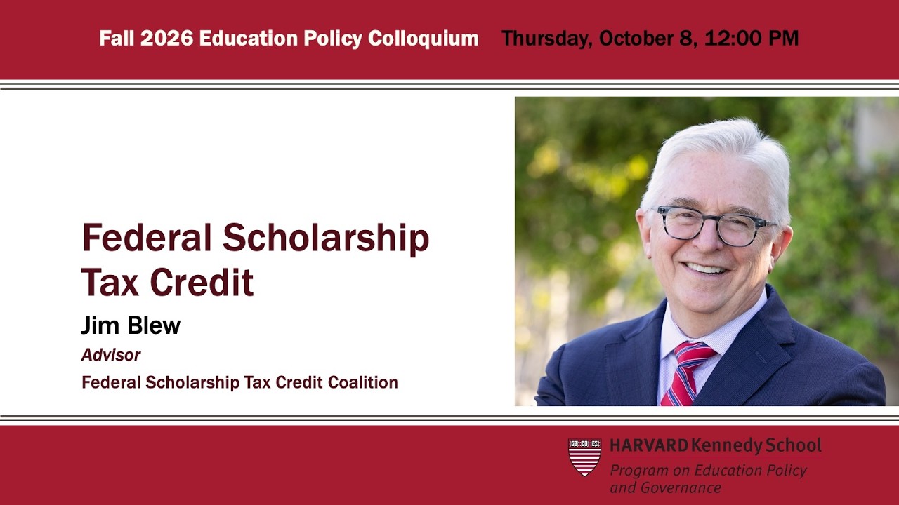 Discussion: Federal Scholarship Tax Credit