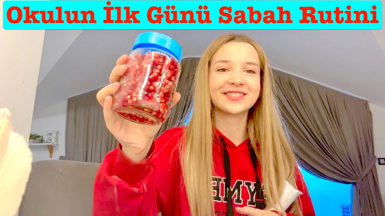 Okulun İlk Günü Sabah Rutini Vlog. Ecrin Su Çoban