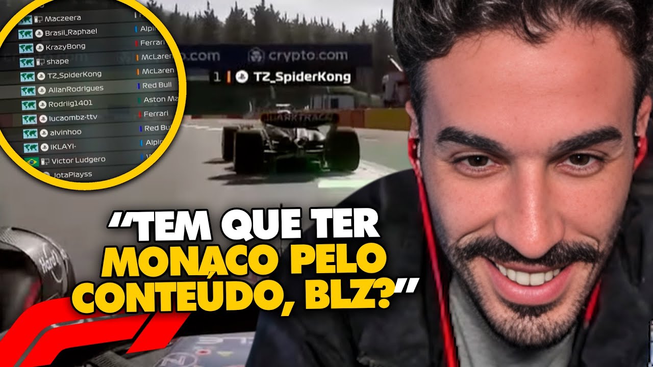 STAG JOGA: O DIA QUE OS PILOTOS DO GTA FORAM PRA FÓRMULA 1! - F1 23 | Clipes do Stag