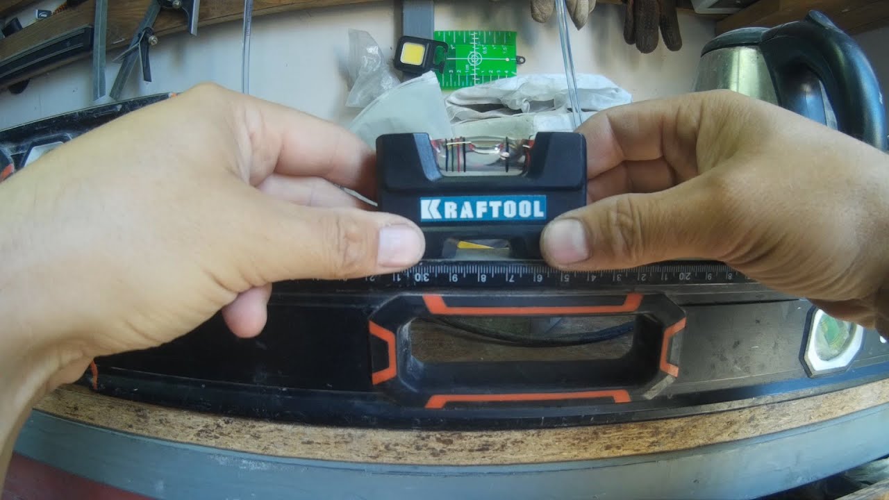 Магнитный уровень KRAFTOOL 5 в 1  76мм   KRAFTOOL 5-in-1 Magnetic Level 76mm