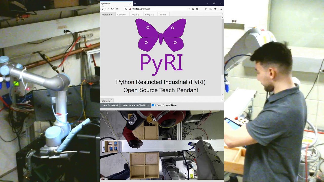 Open Source Teach Pendant Jog, Save, Playback