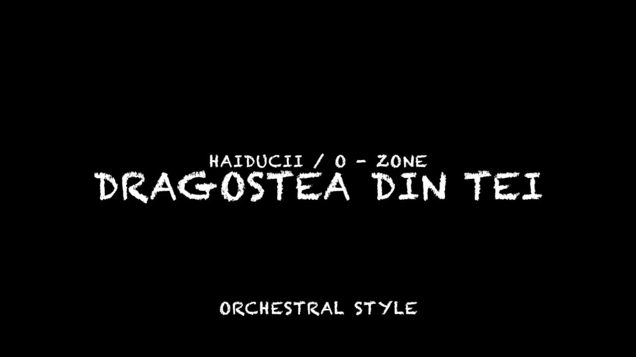 Dragostea Din Tei (Numa Numa Song) - O Zone // Orchestral Cover
