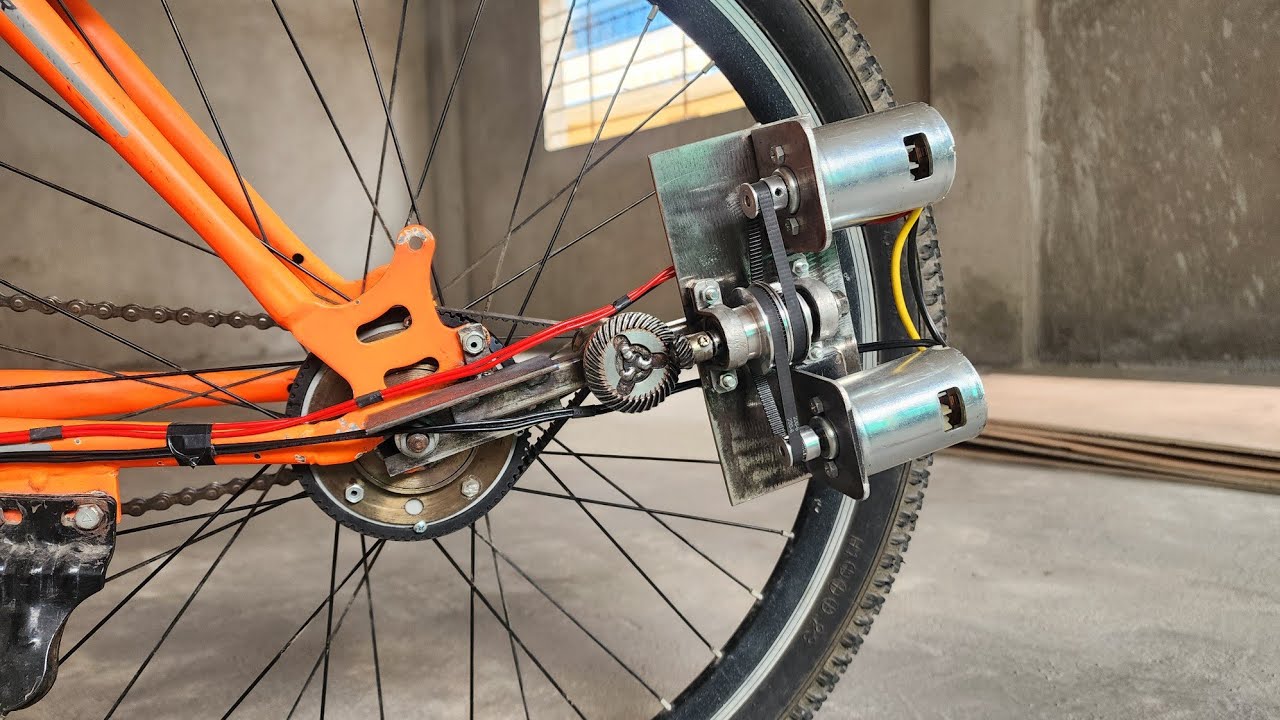 How to make a high speed electric cycle using 775 motor