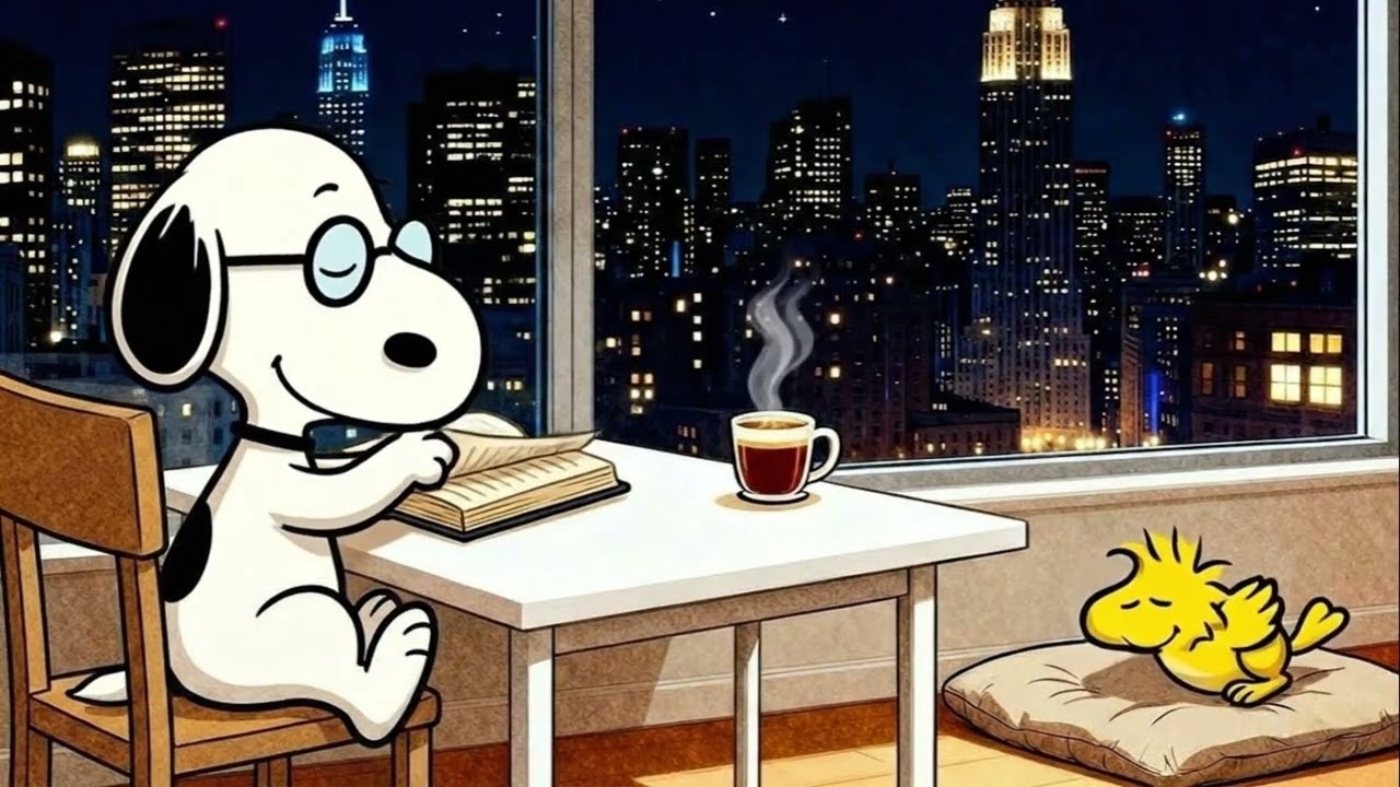 Blooming Days with Snoopy 🌼 Cozy Lofi Chill Vibes