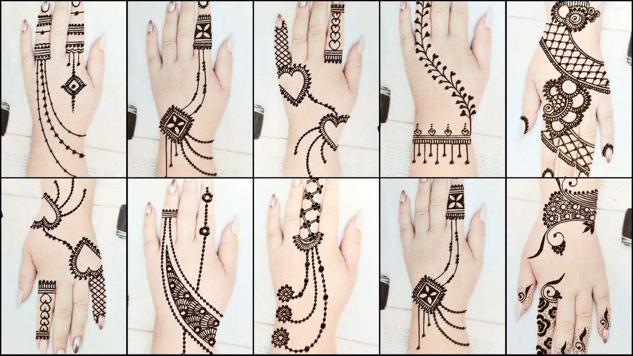 Easy & Simple Mehndi designs - Mehendi designs || Back hand - Mehndi Designs 2021 🔥🔥🔥