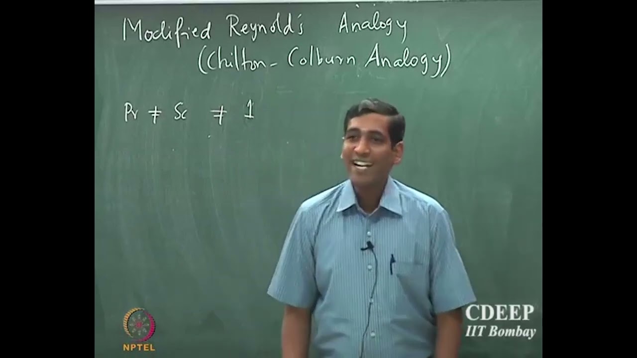 Lecture 24: Reynolds and Chilton-Colburn Analogies 