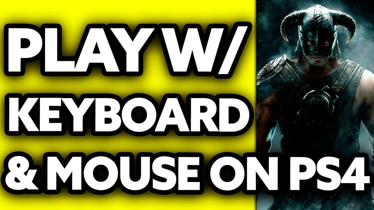 How To Play Skyrim with Keyboard and Mouse on PS4 (2025) - Step by Step