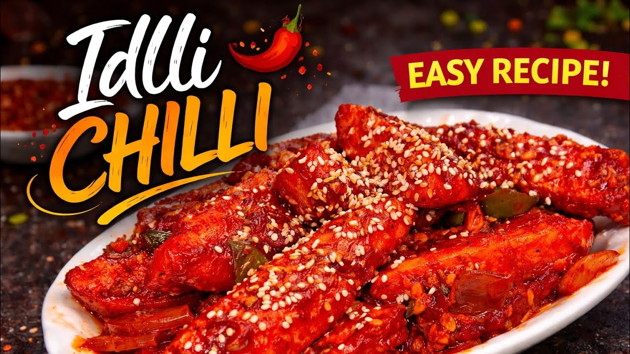 Street Style Idli Chilli Recipe |Easy & Spicy Indo-Chinese Snack by naazkitchendairies