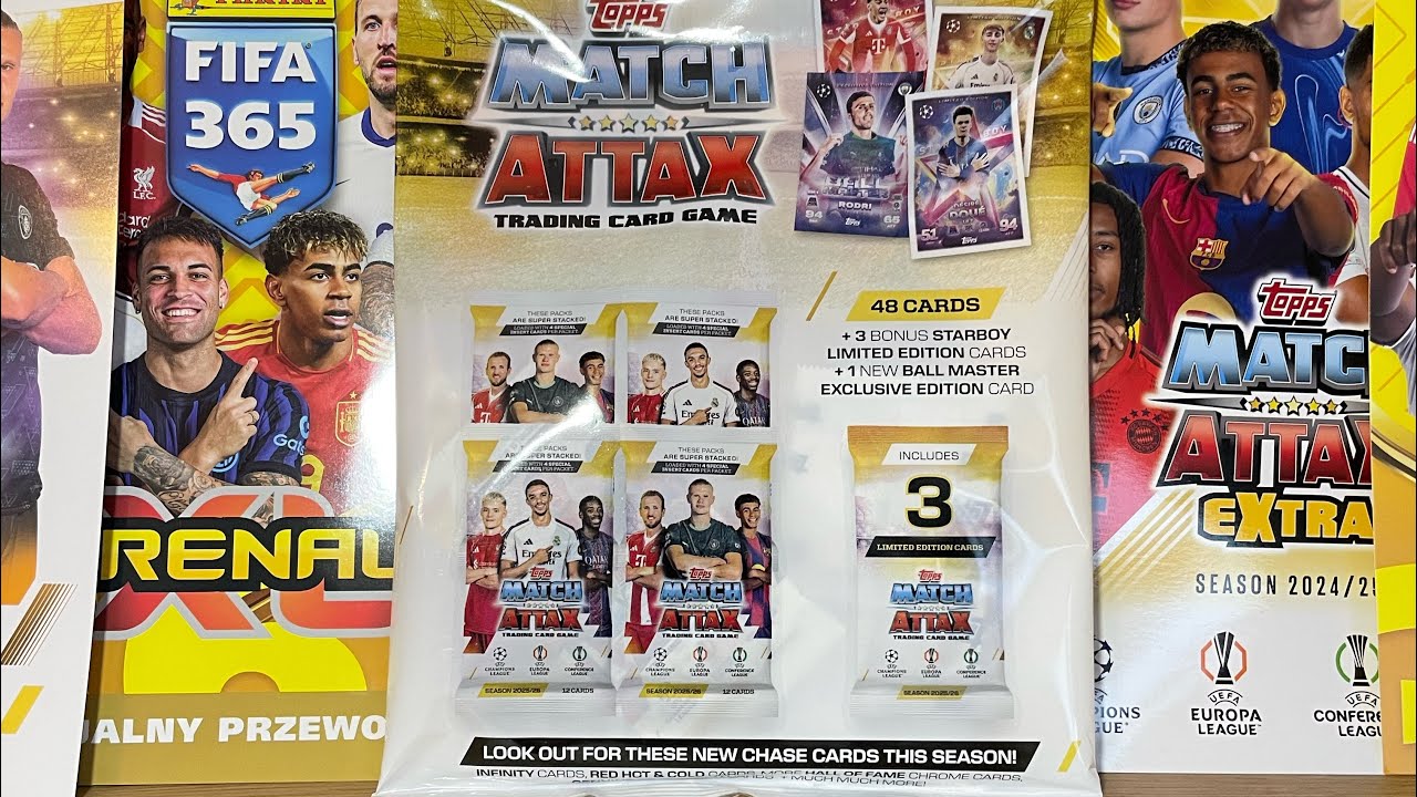 HIT!!! OTWOERAM MEGA MULTIPACK MATCH ATTAX 2025/26 #kartypilkarskie #topps #football 