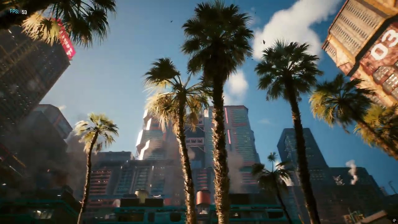 Geforce Now RTX 5080 - Cyberpunk 2077 benchmark
